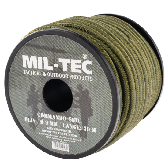 Mil-Tec Commando 30 m x 9 mm Touw