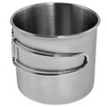 Mil-Tec Stalen Mok met Opvouwbaar Handvat - 600 ml