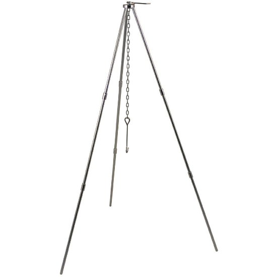 MFH Fox Outdoor Kookdriepoot - Verstelbaar tot 80 cm