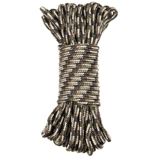 MFH-touw 5 mm x 15 m - zwart