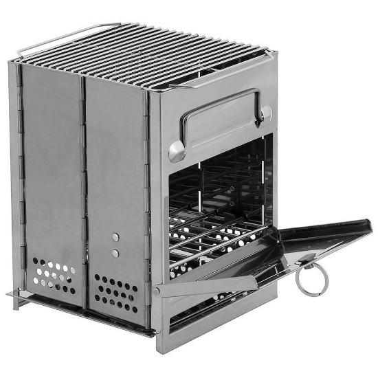 MFH Fox Outdoor Opvouwbare Rocket Stove - Klein