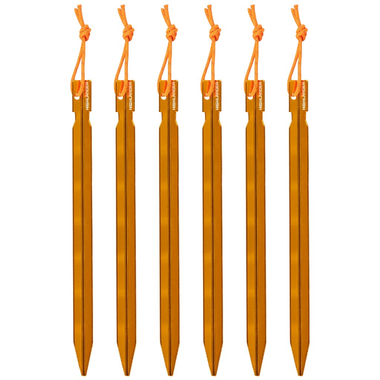 Highlander Outdoor Aluminium Tentharingen 18 cm - 6 Stuks
