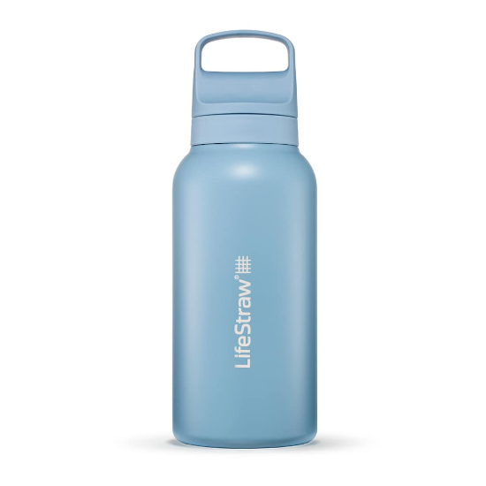 LifeStraw Go 2.0 Roestvrijstalen Waterfilterfles - 1 L