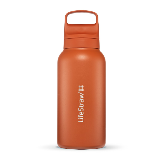 LifeStraw Go 2.0 Roestvrijstalen Waterfilterfles - 1 L