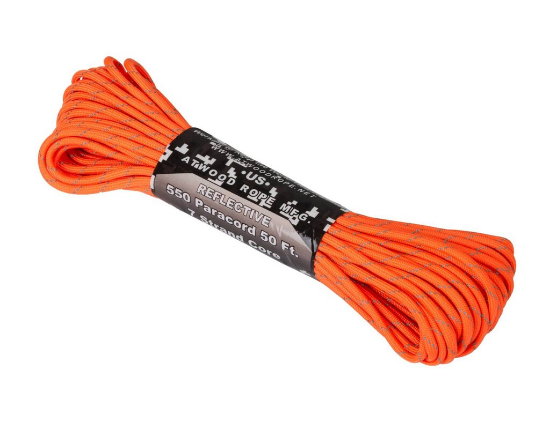 Atwood Paracord MFG 550 Reflecterend Touw 4mm x 15 m