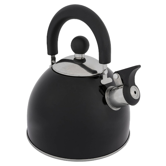 Highlander Outdoor Deluxe Fluitketel 2 l - Zwart
