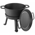 Rossner Gietijzeren pan 3-in-1 5 L