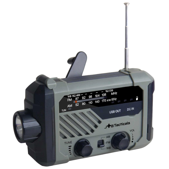 JB Tacticals JB-02 zaklamp met handslinger en powerbankfunctie - Groen