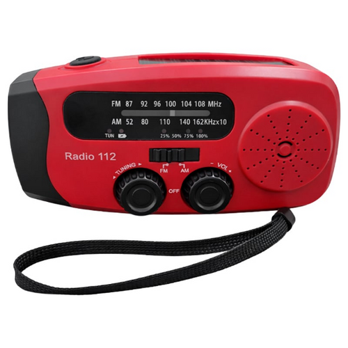 Albrecht Alan Radio-112 Noodradio - Rood