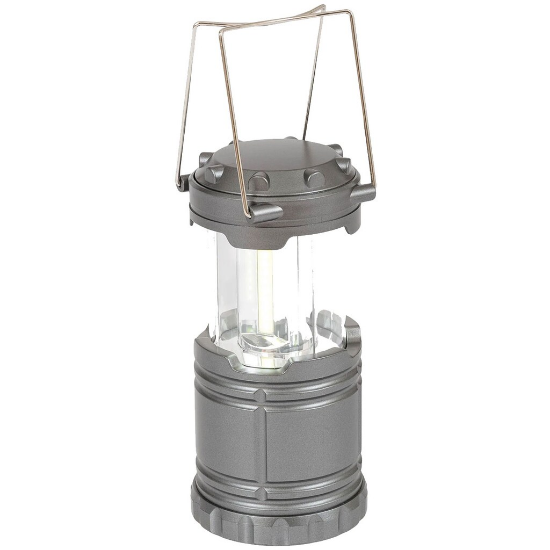 Highlander Outdoor LED Opvouwbare Lantaarn Grijs - 300 Lumen