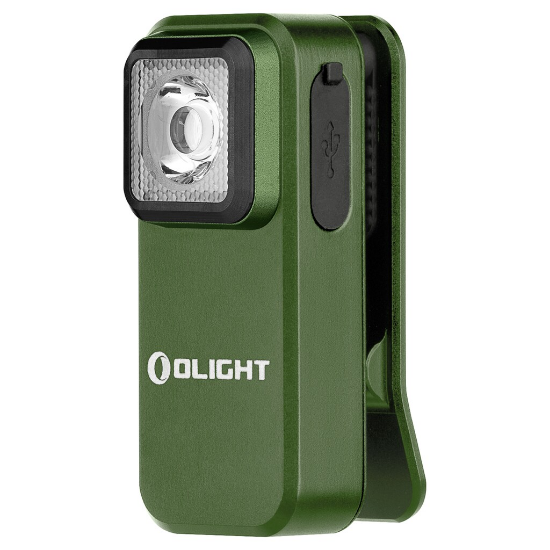 Olight Oclip Oplaadbare Zaklamp - Groen - 300 Lumen