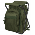 Mil-Tec rugzak met stoel - 20 L - Olijfgroen
