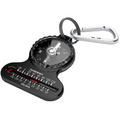 Silva Pocket - Sleutelhanger met kompas en thermometer