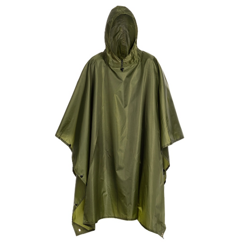 Badger Outdoor Regenponcho Ripstop - Olijfgroen