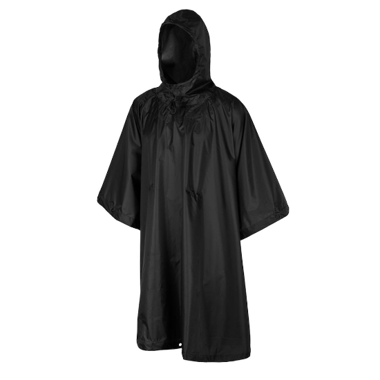 Helikon-Tex US Model poncho - Zwart