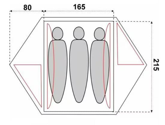 Fjord Nansen Veig PRO III 3-persoonstent