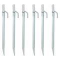 Highlander Outdoor Stalen haringen 18 cm - 6 stuks