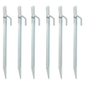Highlander Outdoor Stalen haringen - 21,5 cm - 6 stuks