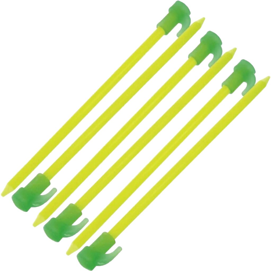 Highlander Outdoor Fluorescerende haringen 20 cm - 6 stuks