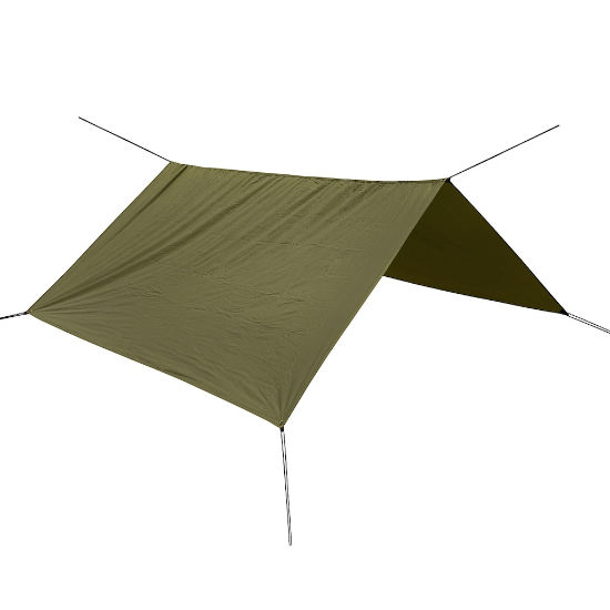 Badger Outdoor X-Rain tarp 300 x 300 cm - Olijfgroen