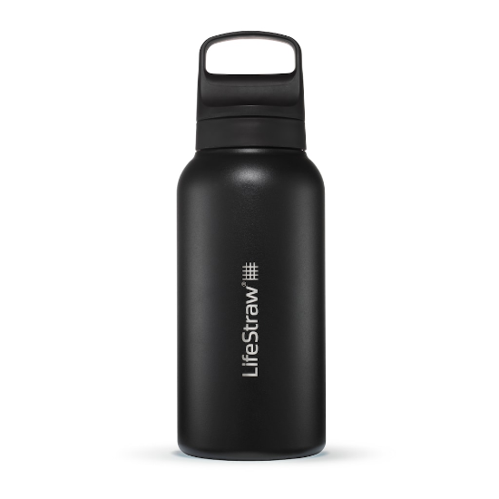 LifeStraw Go 2.0 roestvrijstalen filterfles 1 l - Nordic Noir