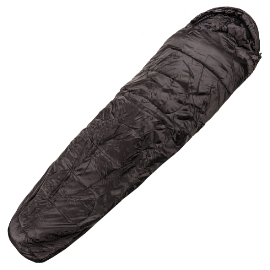 Mil-Tec Comfort Traveller Slaapzak 190 x 75 cm - Zwart
