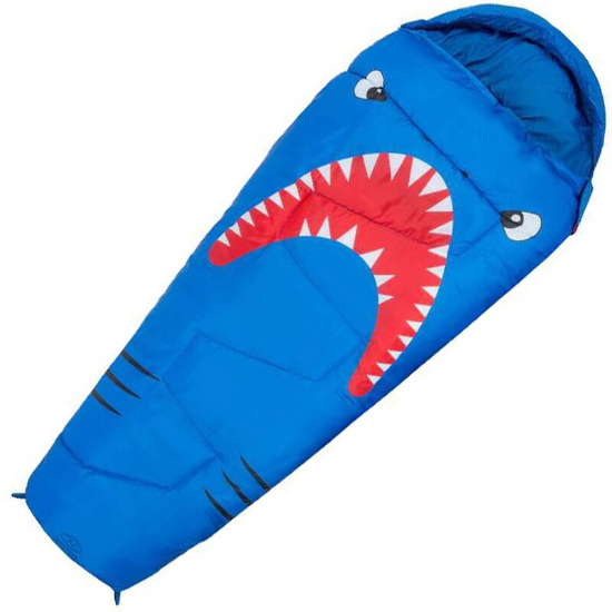 Highlander Outdoor Creature Kids Shark 300 Slaapzak 170 x 70 cm - Blauw