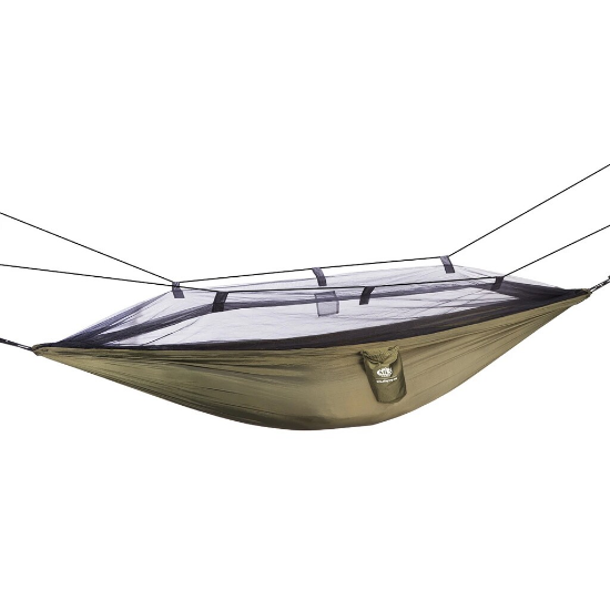 Nils Camp hangmat met muggennet 278 × 138 cm - groen