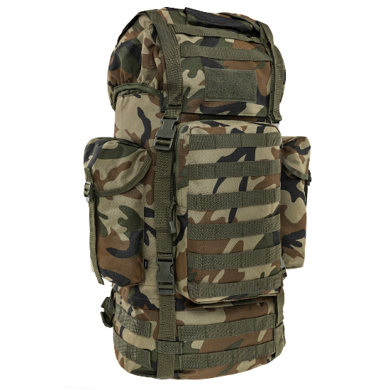 Brandit Militaire Rugzak MOLLE - 65 L - Woodland