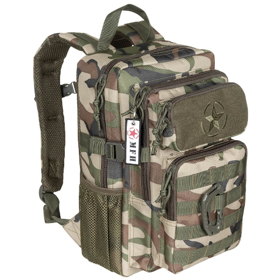 MFH US Assault Kinderrugzak - 15 L - Woodland