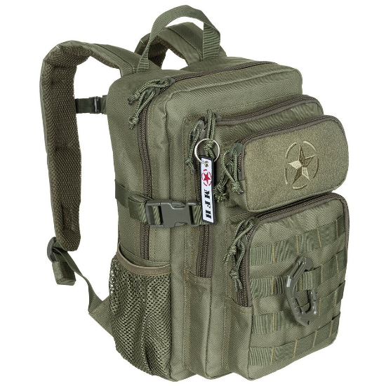 MFH US Assault Kinderrugzak - 15 L - Olijfgroen