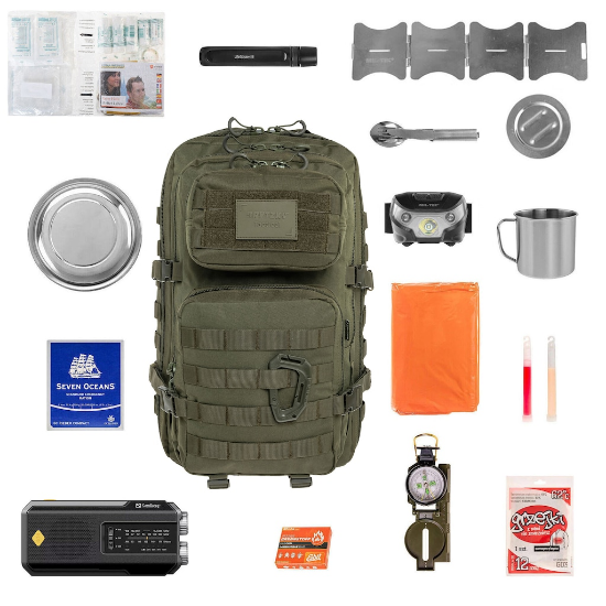 Brytzky Tactical Bug Out Bag V2 - 36L - Olijfgroen