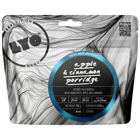 LYOFOOD Havermout met appel en kaneel 70 g/338 kcal