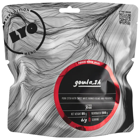 LYOFOOD Varkensgoulash met aardappelen en witte bonen 80 g/299 kcal
