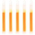 Badger Outdoor chemische lichtstaafjes - Oranje - Set van 5 glowsticks 15 cm