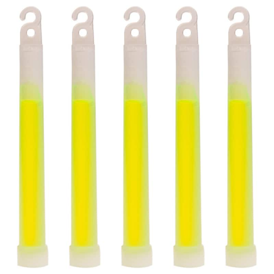Badger Outdoor chemische lichtstaafjes - Groen - Set van 5 glowsticks 15 cm