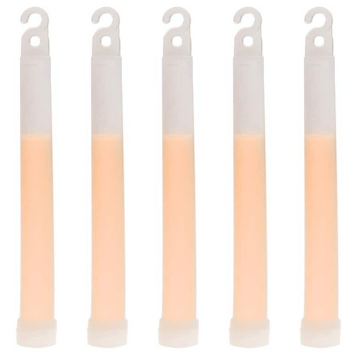 Badger Outdoor chemische lichtstaafjes - Wit - Set van 5 glowsticks 15 cm