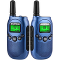 Baofeng BF-T6 PMR Portofoonset - Blauw - 2 stuks