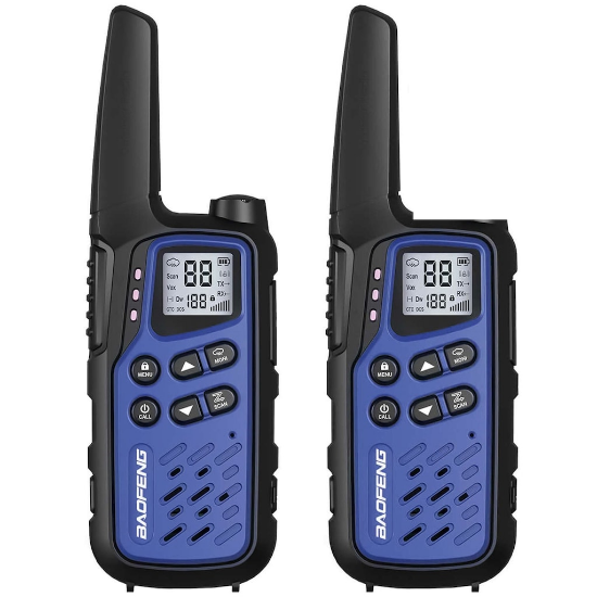 Baofeng BF-T25E PMR portofoonset - Donkerblauw - 2 stuks