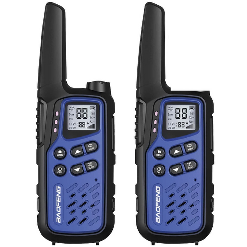 Baofeng BF-T25E PMR portofoonset - Donkerblauw - 2 stuks