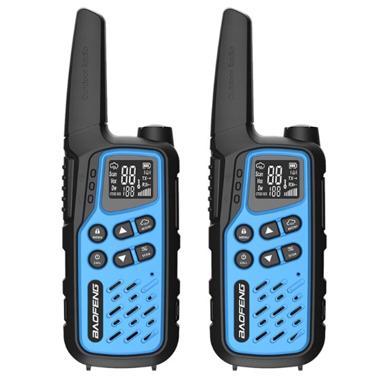 Baofeng BF-T25E PMR portofoonset - Blauw - 2 stuks