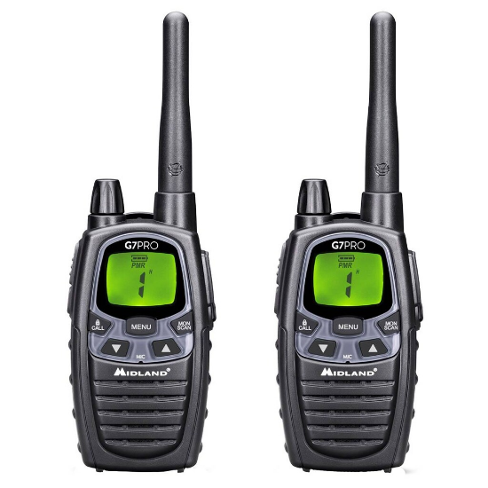 Midland G7 Pro PMR Portofoon - Zwart - 2 stuks