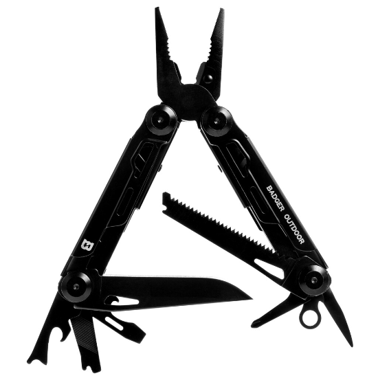 Badger Outdoor Thorn Multitool 14-in-1 - Zwart