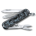 Victorinox Classic SD Zakmes - Marineblauw camouflage
