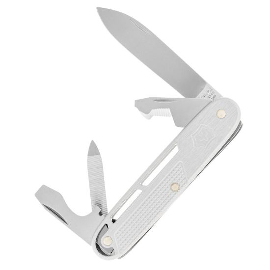 Victorinox Alox Refined Synergy Zakmes - Zilver