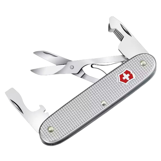 Victorinox Companion Slim Alox Zakmes - Zilver
