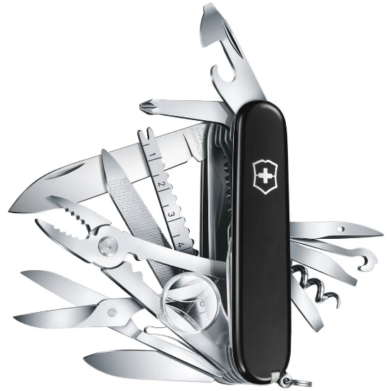 Victorinox Swiss Champ Zakmes - Zwart
