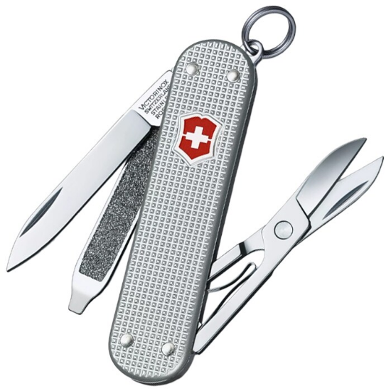 Victorinox Classic Alox Zakmes - Zilver