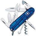 Victorinox Climber Zakmes - Transparant Blauw