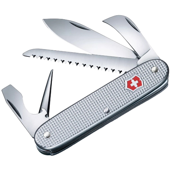 Victorinox Pioneer Swiss Army Alox Zakmes - Zilver